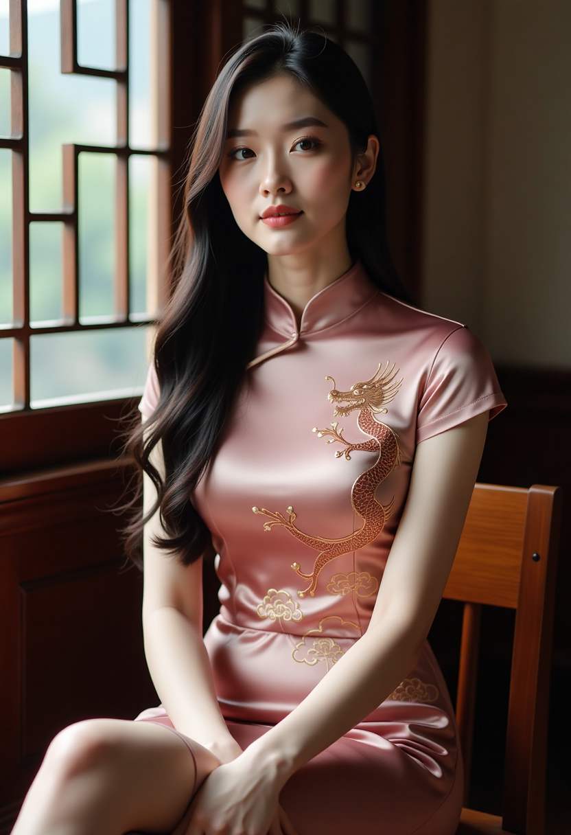 女儿丹丹和爸爸合体